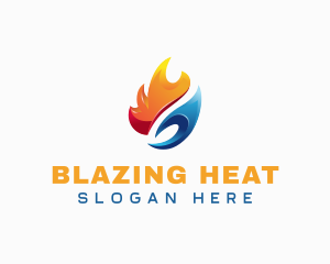 Fire Ice Blaze logo design