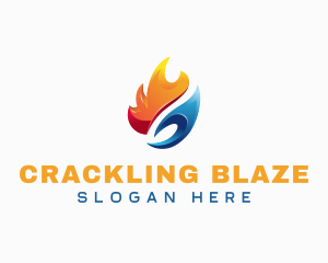 Fire Ice Blaze logo design