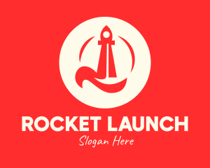 Red Rocket Launch logo design