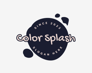 Graffiti Ink Splatter logo design