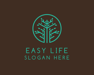 Botanical Tree Gardening logo design