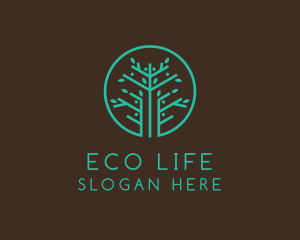 Botanical Tree Gardening logo design