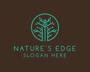 Botanical Tree Gardening logo design