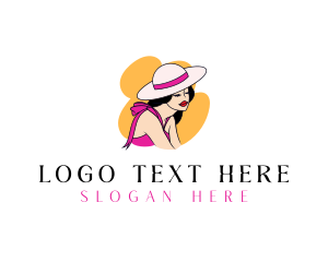 Woman Fashion Hat logo