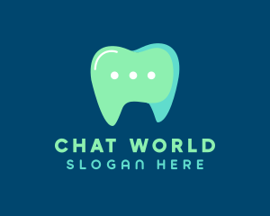 Dentist Online Chat  logo design