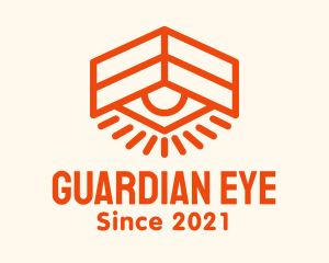 House Surveillance Eye logo design