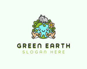 Environmental Sustainable Earth logo design