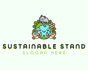 Environmental Sustainable Earth logo design