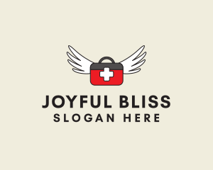 Flying Doctor Medical Wings logo design