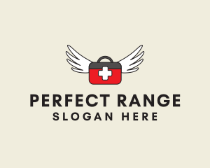 Flying Doctor Medical Wings logo design