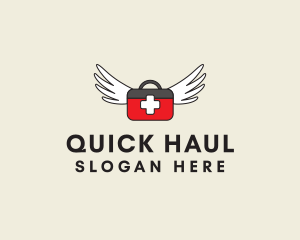 Flying Doctor Medical Wings logo design