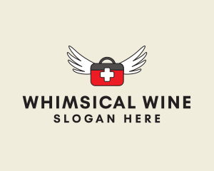 Flying Doctor Medical Wings logo design