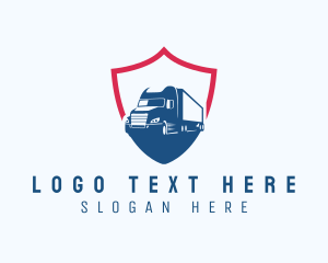 Trucking Shield Transport Logo