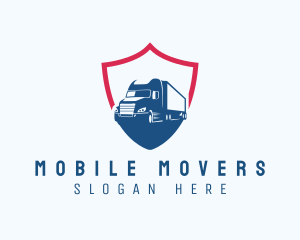 Trucking Shield Transport logo design