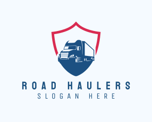 Trucking Shield Transport logo design