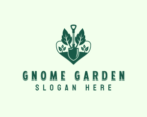 Gardener Planting Shovel logo design