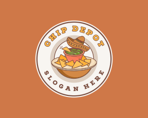 Nachos Chips Mexican Dish logo