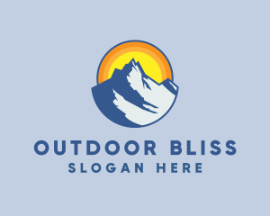 Sunrise Mountain Adventure logo design