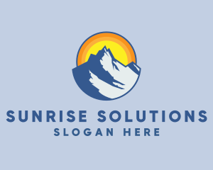 Sunrise Mountain Adventure logo design