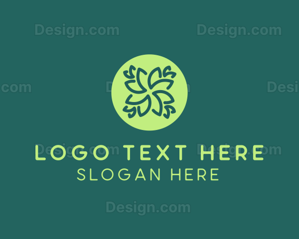 Flower Floral Pattern Logo