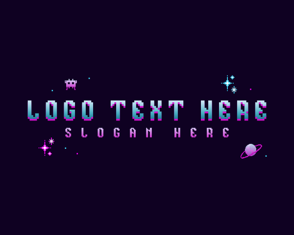 Retro Pixel Arcade logo