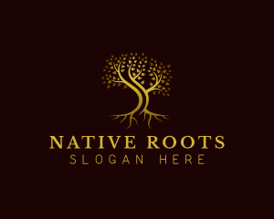 Elegant Eco Tree  logo design