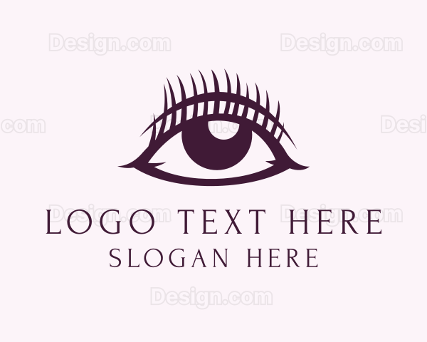 Beautiful Eyelash Extension Logo