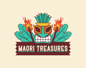 Hawaiian Tiki Torch logo