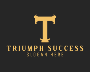 Restaurant Bar Steakhouse Letter T logo design