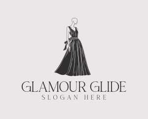Couture Gown Fashion logo