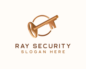 Key Security Lock logo design