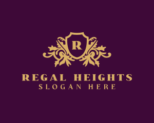 Regal Royalty Shield logo design