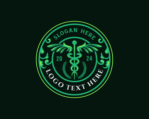 Medical Caduceus Wings logo