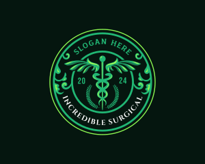 Medical Caduceus Wings logo