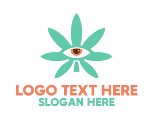 Cannabis Leaf Eye logo