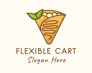 Healthy Vegan Crepe logo design