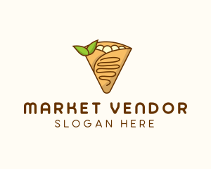 Healthy Vegan Crepe logo design