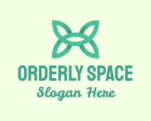 Organic Leaf Wings logo design