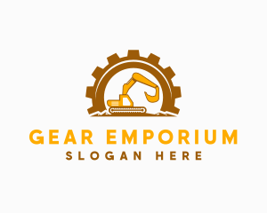 Gear Excavator Machinery logo