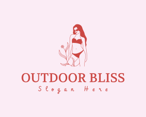 Summer Beauty Swimsuit logo design