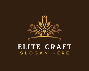 Luxury Decorative Crown logo design