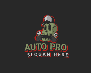 Skull Hat Skateboard logo