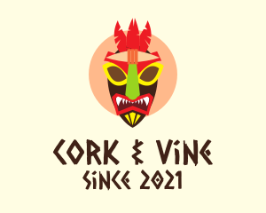 Ethnic Festival Mask  logo design