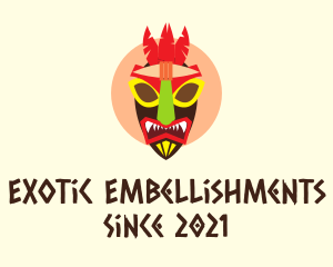 Ethnic Festival Mask  logo