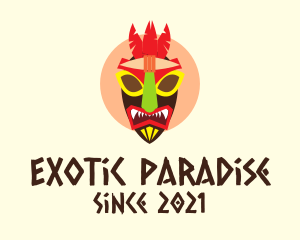 Ethnic Festival Mask  logo