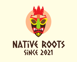 Ethnic Festival Mask  logo design