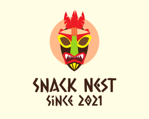 Ethnic Festival Mask  logo design