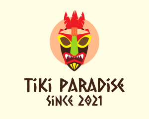 Ethnic Festival Mask  logo