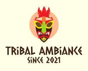 Ethnic Festival Mask  logo design