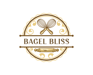 Bakery Whisk Bake logo design